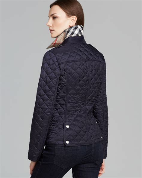 blue burberry quilted jacket|Burberry quilted jacket sale women.